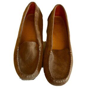 Ugg Womens Size 7 Brown Suede Moccasin Loafers Made In Vietnam